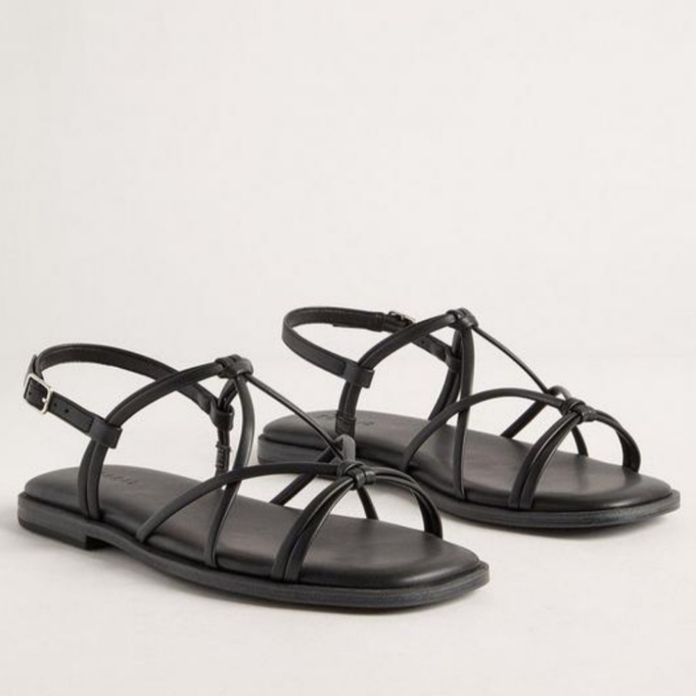 Torrid black strappy gladiator sandals